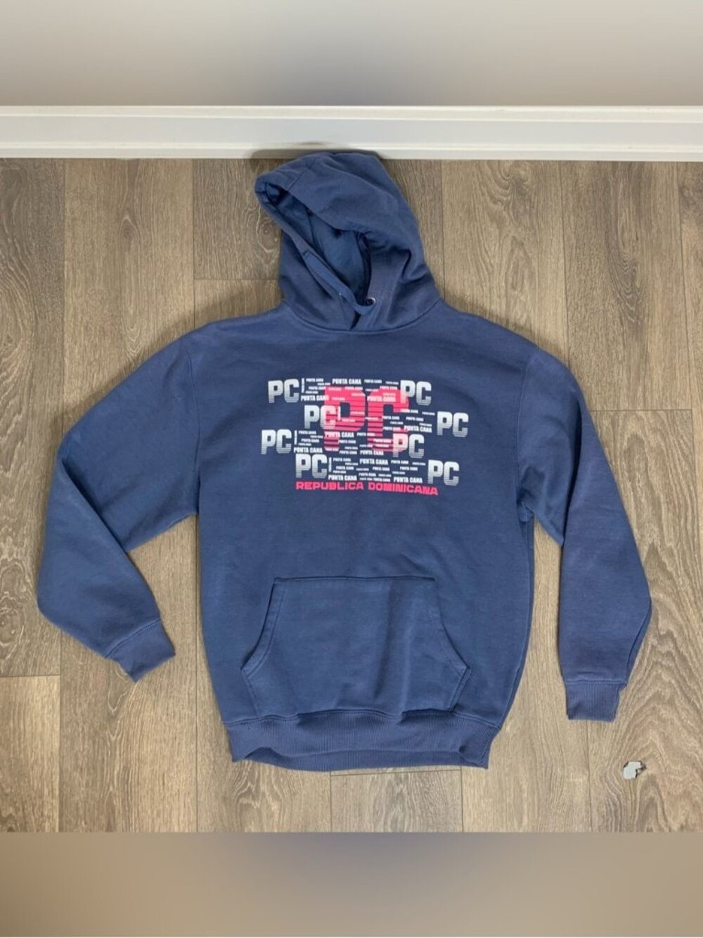 Women's Hoodie Sweatshirt Punta Cana Dominican Republic Medium Blue Casual Comfy